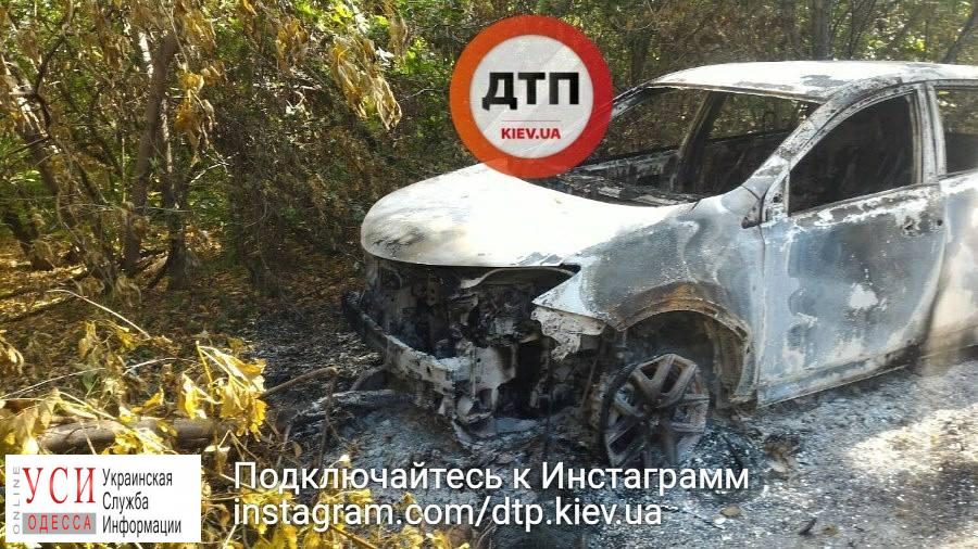 На трассе Киев – Одесса сгорел автомобиль (фото) «фото»
