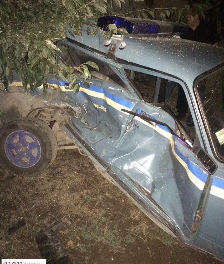 Нетрезвый водитель протаранил полицейское авто в Одесской области: есть пострадавший  (фото) «фото»