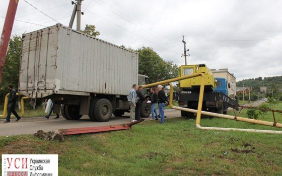 Одесская область: полгорода без газа из-за лихача (фото) «фото»