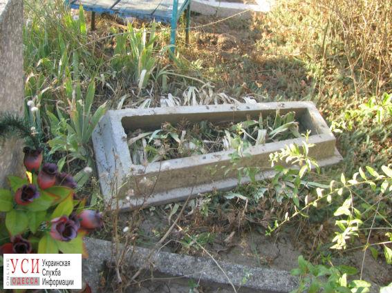 В Одесской области вандалы разрушили могилы на сельском кладбище (фото) «фото»