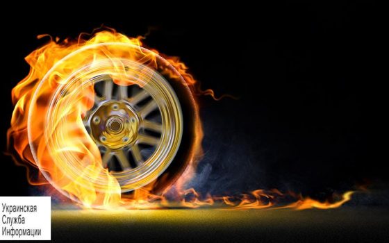 На выезде из Измаила сгорела фура «фото»