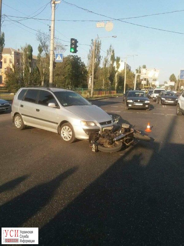 В Суворовском районе иномарка сбила мотоциклиста (фото) «фото»
