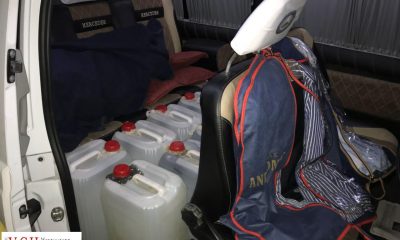 На границе задержали микроавтобус с алкоголем, который везли на продажу в Одессу (фото, видео) «фото»