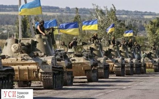 Через Одесскую область проедет колонна с военной техникой «фото»