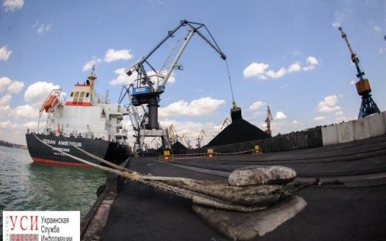 Уголь из США в порту Южного разгрузили в рекордный срок «фото»
