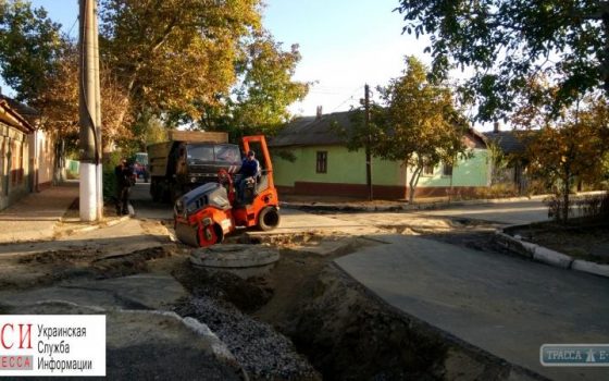 В Рени дождь смыл дорогу, заасфальтированную три недели назад «фото»