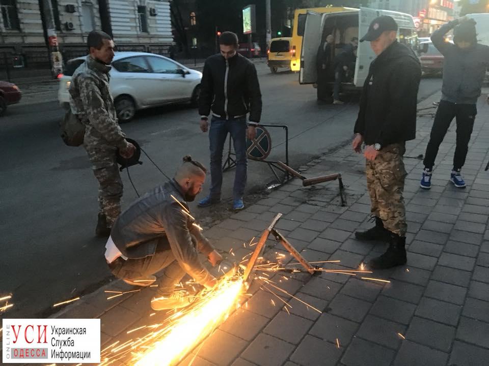 В Одессе активисты срезали еще 60 юнипаркеров в центре города (фото) «фото»