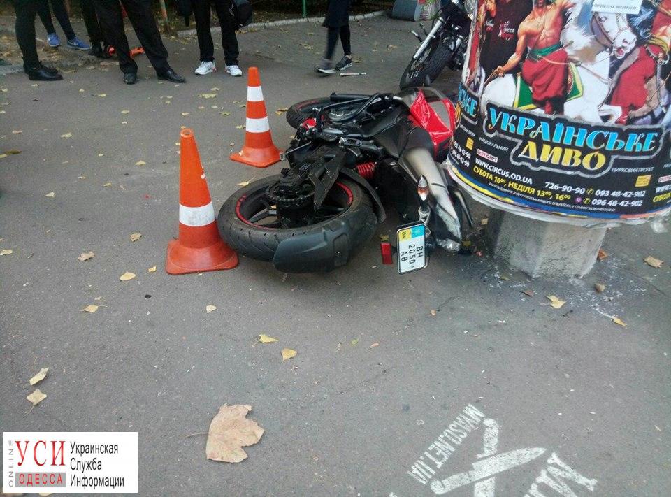 На проспекте Шевченко сбили мотоциклиста (фото) «фото»