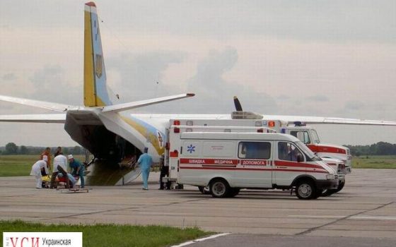 Из Одессы во Львов прибыл борт с ранеными «фото»