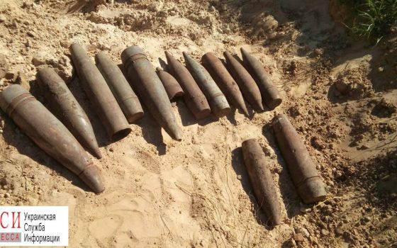 На кладбище и городских улицах: в Одессе и области нашли снаряды «фото»