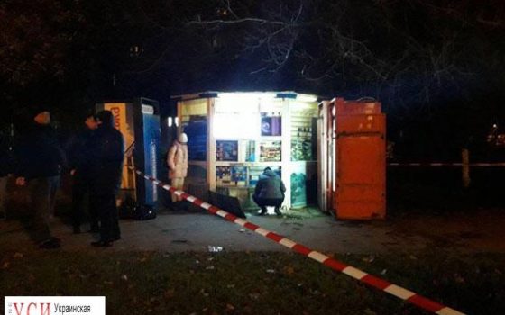 На Люстдорфской дороге хулиганы подорвали торговый киоск (фото) «фото»