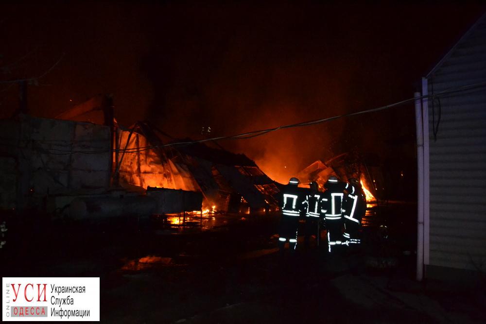 В Одессе сгорел склад предприятия с бытовой химией (фото) «фото»