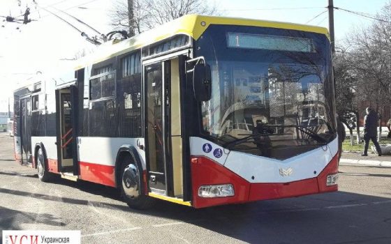 В Одессе на линию вышел первый белорусский троллейбус (фото) «фото»