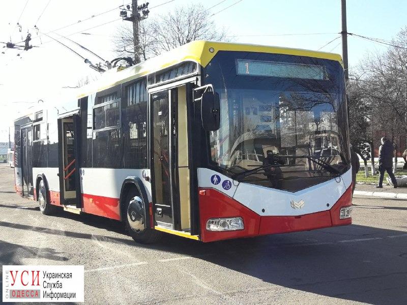 В Одессе на линию вышел первый белорусский троллейбус (фото) «фото»