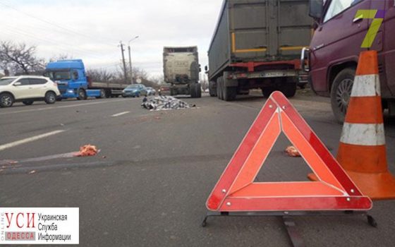 Под Одессой фура насмерть сбила женщину (фото) «фото»