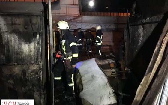 В строительном вагончике в Аркадии сгорел мужчина «фото»