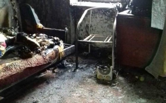 Пожар в девятиэтажке на поселке Котовского: есть жертвы (фото) «фото»