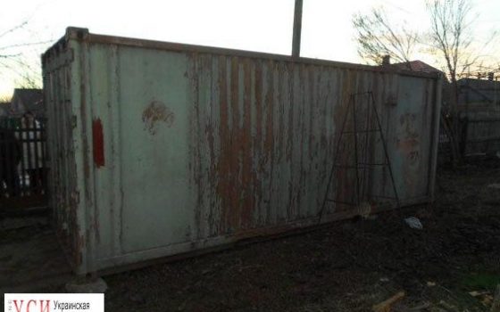 В Измаиле похитили контейнер с автомобилем (фото) «фото»