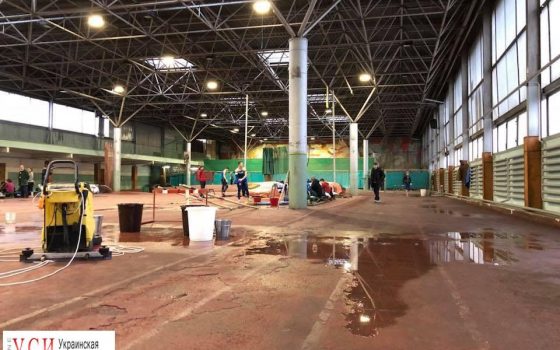 В Одесском манеже “Олимпиец” потоп: там тренируются дети и члены сборной Украины (видео) «фото»