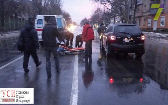В Одессе утром сбили пешехода (фото, видео) «фото»