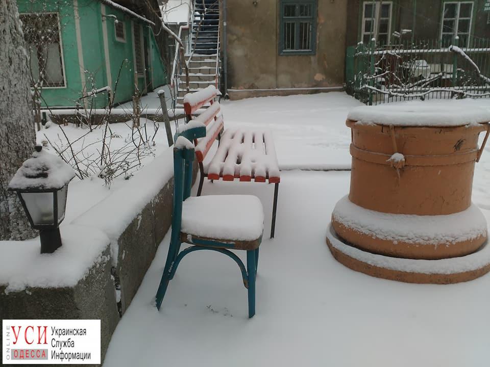 В 14:00 снегопад в Одессе достигнет пика – метеорологи «фото»