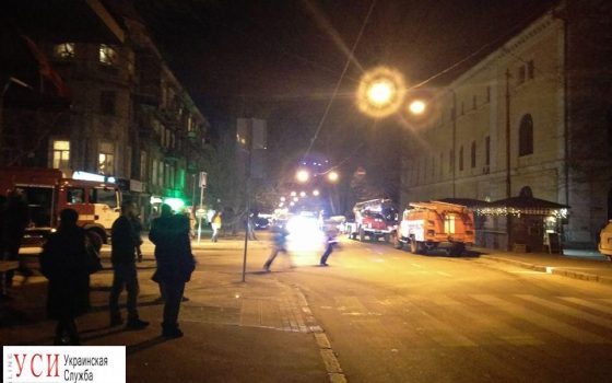 В ОНУ им. Мечникова на Дворянской пожар «фото»