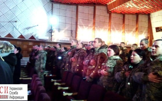 В Сарате торжественно встретили вернувшихся из зоны АТО артиллеристов (фото) «фото»