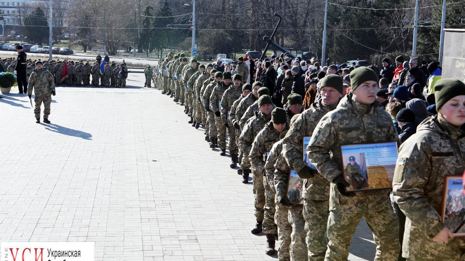 По Одессе прошли маршем бойцы 28-й ОМБр (фоторепортаж) «фото»