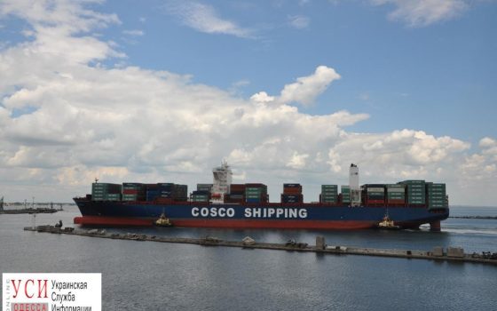 Одесский порт принял три огромных контейнеровоза (фото) «фото»