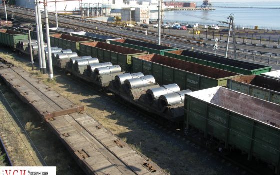 Немецкие железнодорожники модернизируют пути в Одесском порту «фото»
