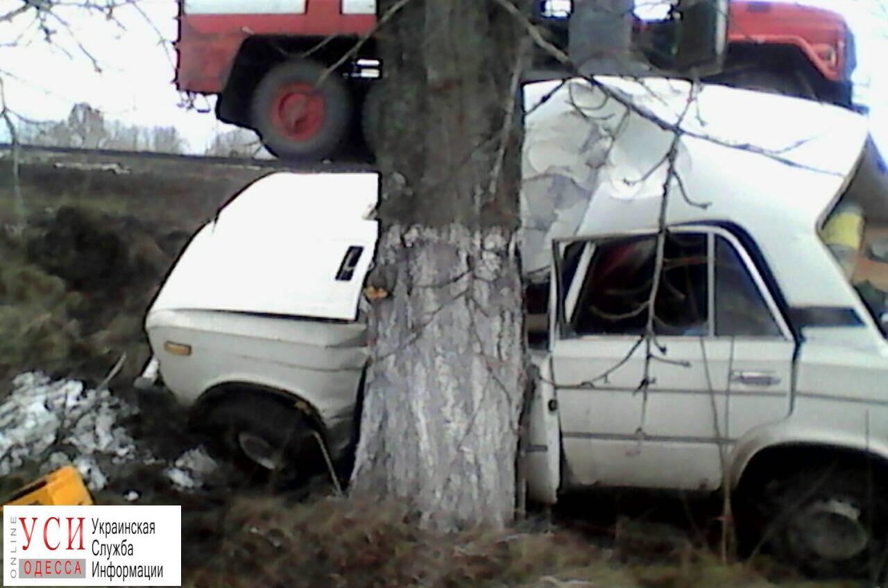 В Одесской области легковушка влетела в дерево: пострадавших доставали спасатели (фото) «фото»