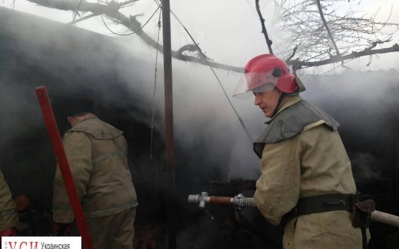 Пожарные в Рени потушил горящий сарай и не дали огню перекинуться на соседний дом (фото) «фото»