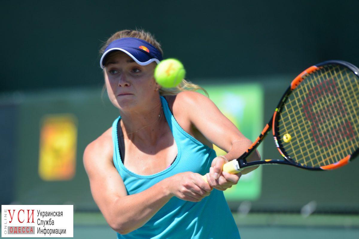 Одесская теннисистка Свитолина впервые вышла в четвертьфинал Miami Open «фото»