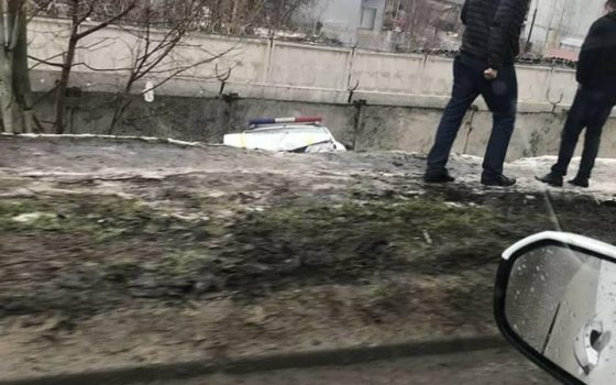 Патрульная машина попала в ДТП в Одессе (фото) «фото»