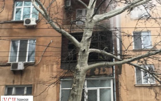 Возле Одесского госпиталя горел жилой дом: двое спасены (фото) «фото»
