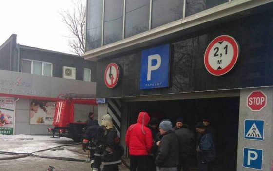 Пожар в Одессе: горел подземный паркинг (фото) «фото»