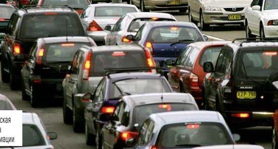 Фонтан и Аркадию сковали гигантские пробки «фото»