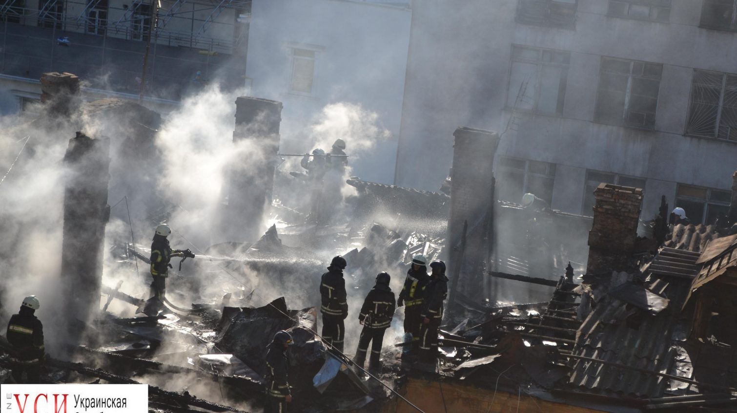Пожар в центре Одессы: погиб мужчина (фото) «фото»