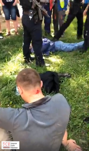 В Одессе напали на активиста Стерненко: он говорит о выстреле в голову «фото»