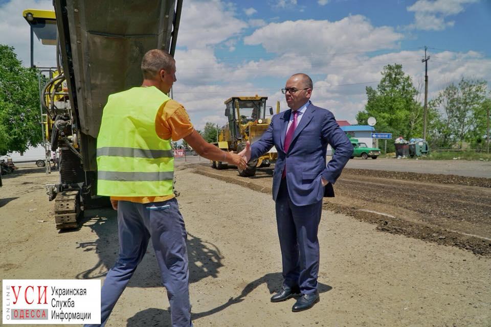 В Одесской области начат ремонт проблемного участка дороги “Одесса-Рени” «фото»
