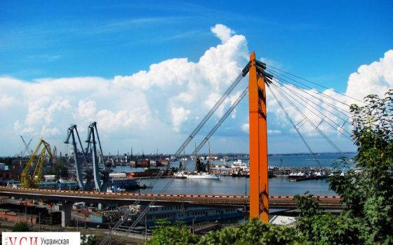 Эстакаду одесского порта закрыли на ремонт «фото»