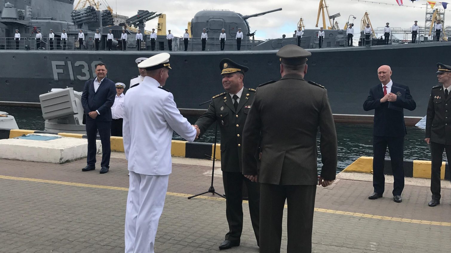 Министр обороны в Одессе представил двух заместителей командующего Военно-морскими силами «фото»