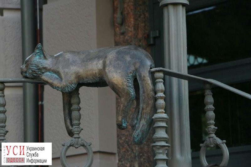 В Одессе появился памятник офисному коту (фото) «фото»