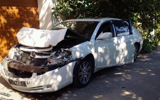 Машину одесских активистов протаранил грузовик: они подозревают покушение (фото) «фото»