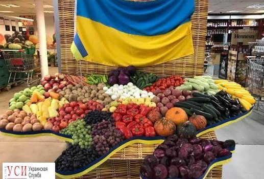 В Одессе создали карту Украины из фруктов и овощей «фото»