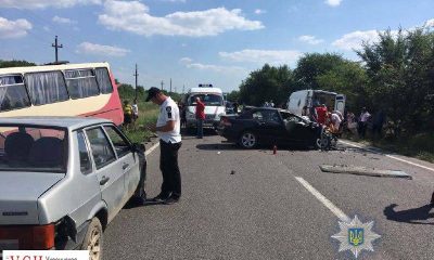 Легковой автомобиль столкнулся с пассажирским автобусом на трассе Одесса — Рени: один человек погиб, семеро пострадали (фото) «фото»