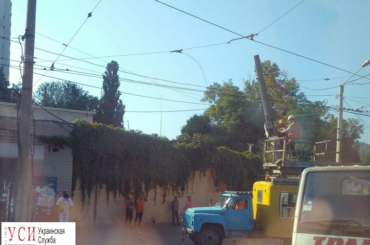 Из-за ДТП на Балковской остановилось движение нескольких трамваев (фото) «фото»