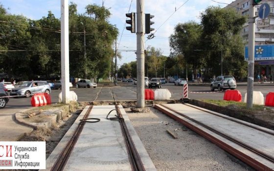Первый этап ремонта перекрестка на 5-й станции Фонтана завершен (фото) «фото»