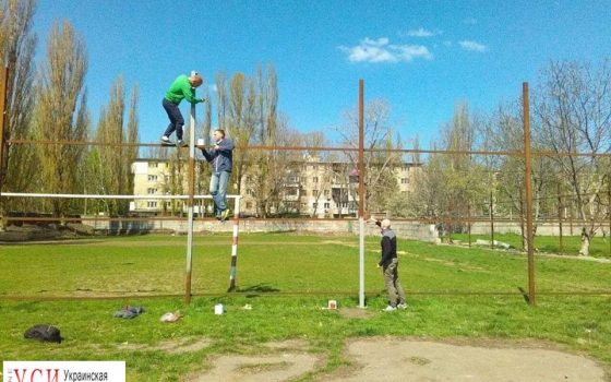 Одесские волонтеры разработали проект по благоустройству спортплощадки (фото) «фото»
