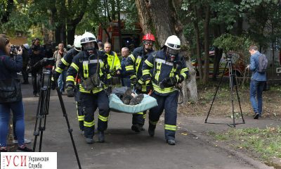 В Одессе спасатели отрабатывали действия при взрыве жилого дома (фоторепортаж) «фото»